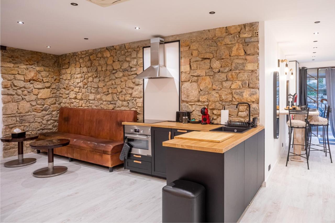" Art Loft D'Exception " Au Coeur De Cannes - 90M De Design Et De Confort Luaran gambar